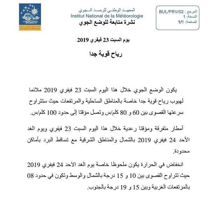 اخر اخبار الطقس