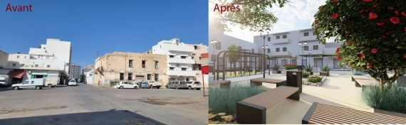 الإعلان الرسمي عن أشغال تهيئة ساحة غاريبالدي وشارع فيكتور هوغو بسوسة: مشروع حضري شامل في خدمة النساء والمجتمع