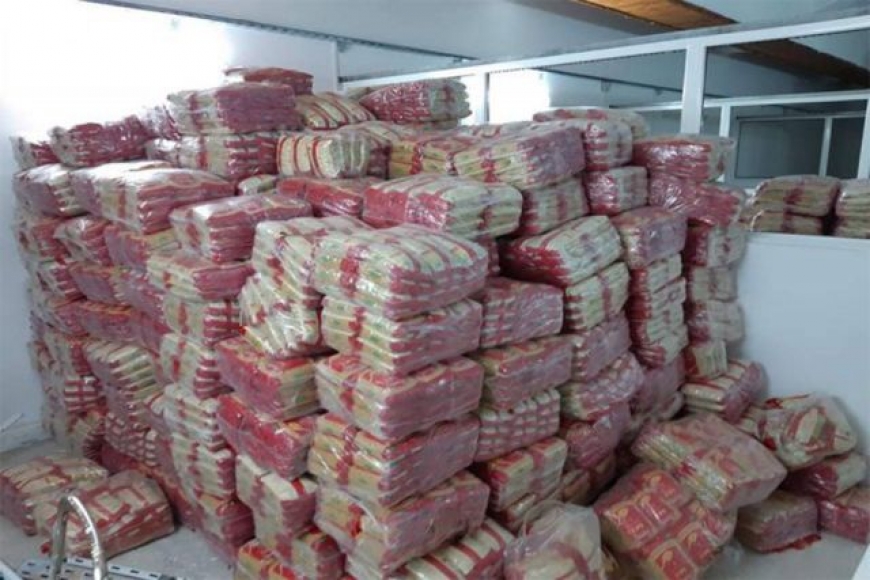 المرناقية – منوبة / الكشف عن مستودع معد لتخزين المواد الغذائية المدعمة