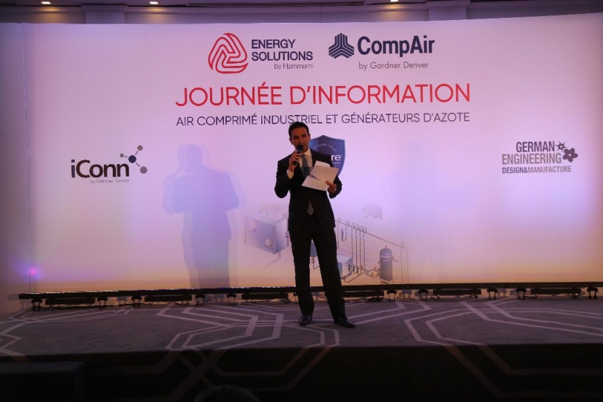 &quot; ENERGY SOLUTIONS &quot;    و &quot; CompAir &quot;  تنظمان يوما إعلاميا حول الأنظمة الجديدة للهواء المضغوط ومولّدات النيتروجين