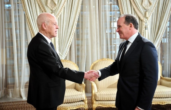 رئيس الجمهورية يلتقي مع منسق شؤون الشرق الأوسط وشمال إفريقيا بمجلس الأمن القومي الأمريكي